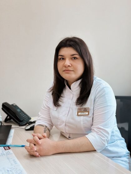 Абдуллаева Сабина Джамаловна — врач общей практики, стаж 7 лет, санаторий «Русь»